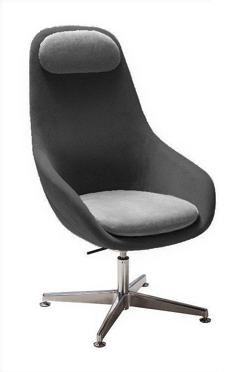 Кресло Concord, велюр темно-серый от Топ концепт